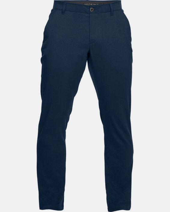 Men's UA Showdown Tapered Pants, Navy, pdpMainDesktop image number 4